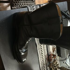 Justin Boots Classic Black Leather